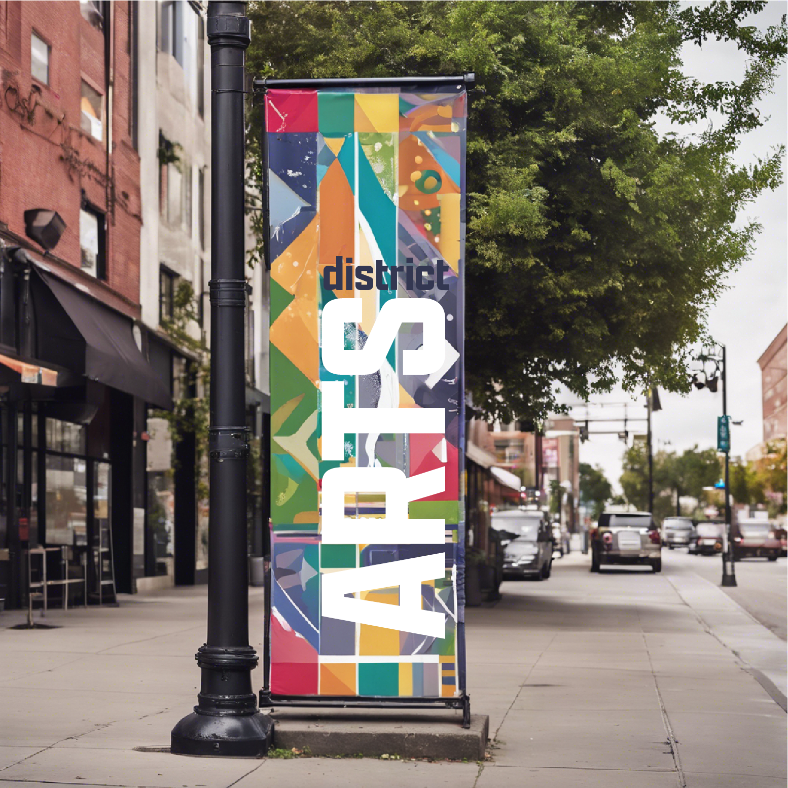 Outdoor vinyl banners