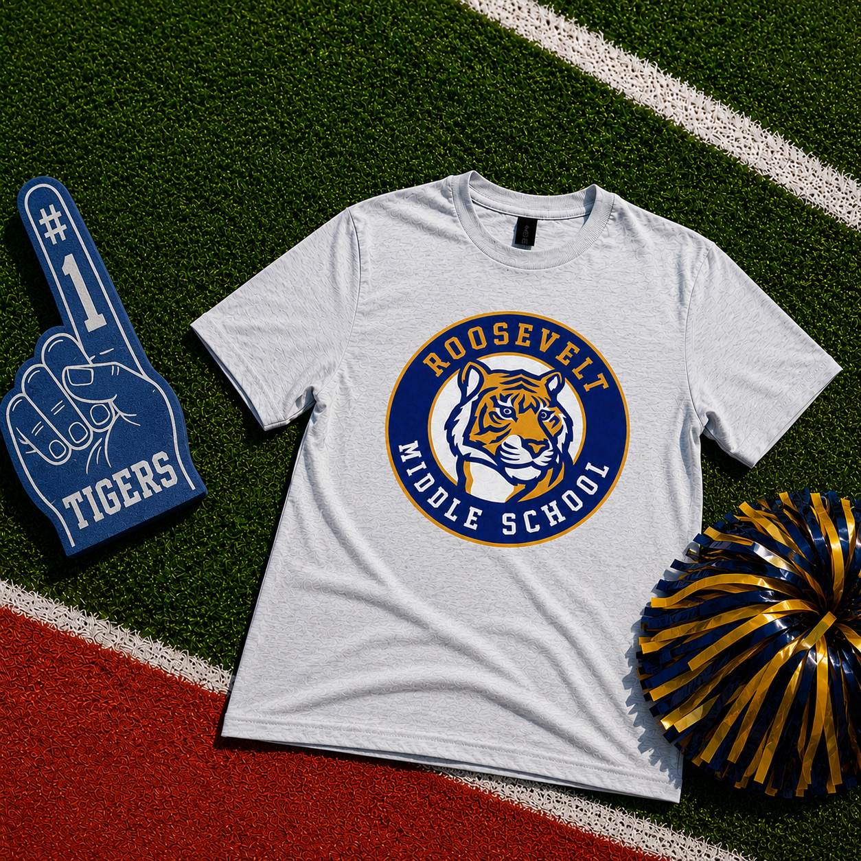 Custom school spirit wear at Mom & Pop's Print Shop Charlotte NC
