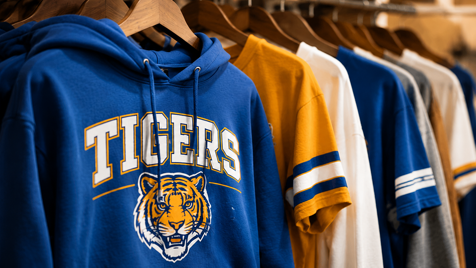 Custom school spirit wear at Mom & Pop's Print Shop Charlotte NC