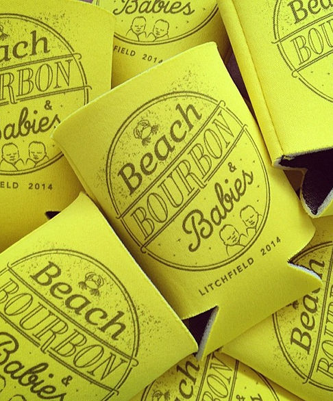 Custom printed koozies