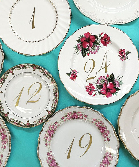 Numbered plates