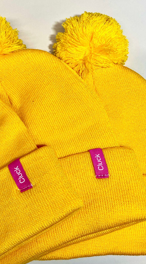 Yellow beanies